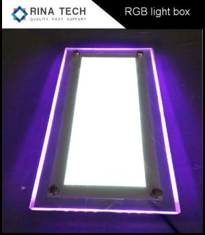 Kotak Cahaya Kristal Akrilik RGB